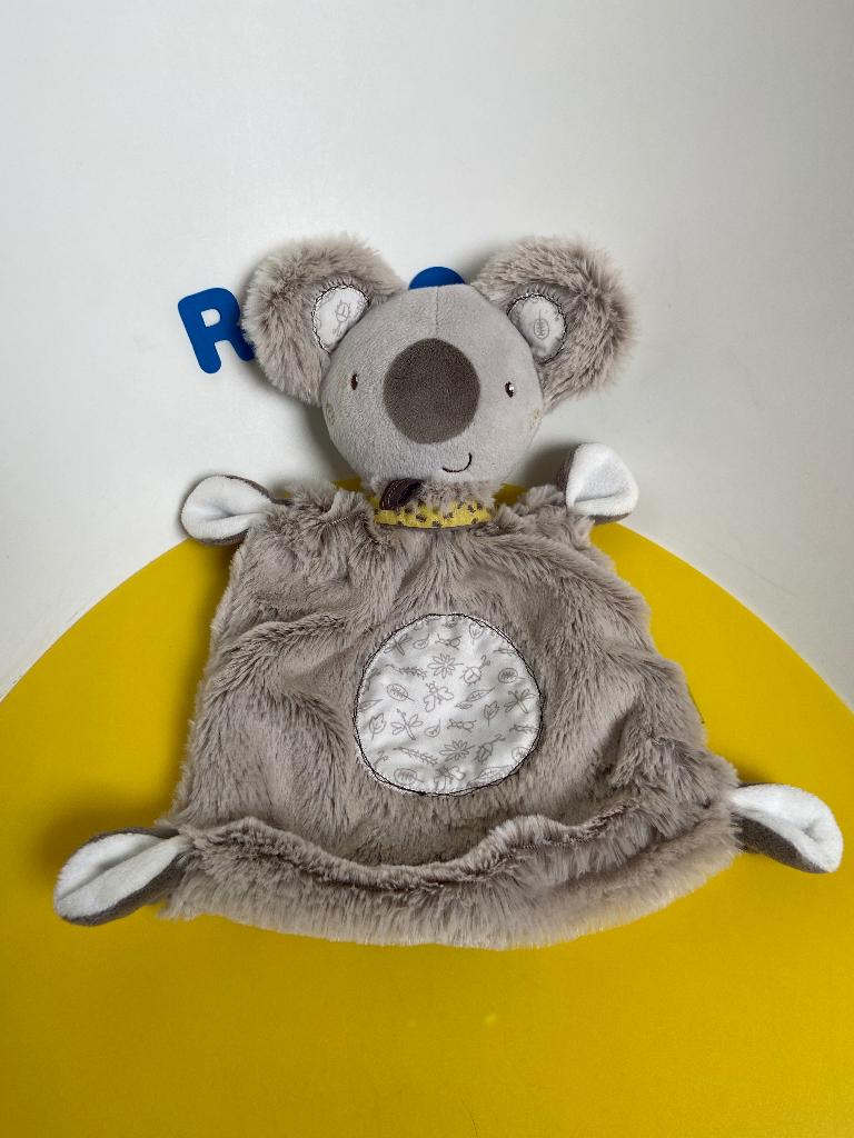 K1057 Fehn baby doekje koala grijs, Ophalen of Verzenden, Overige typen