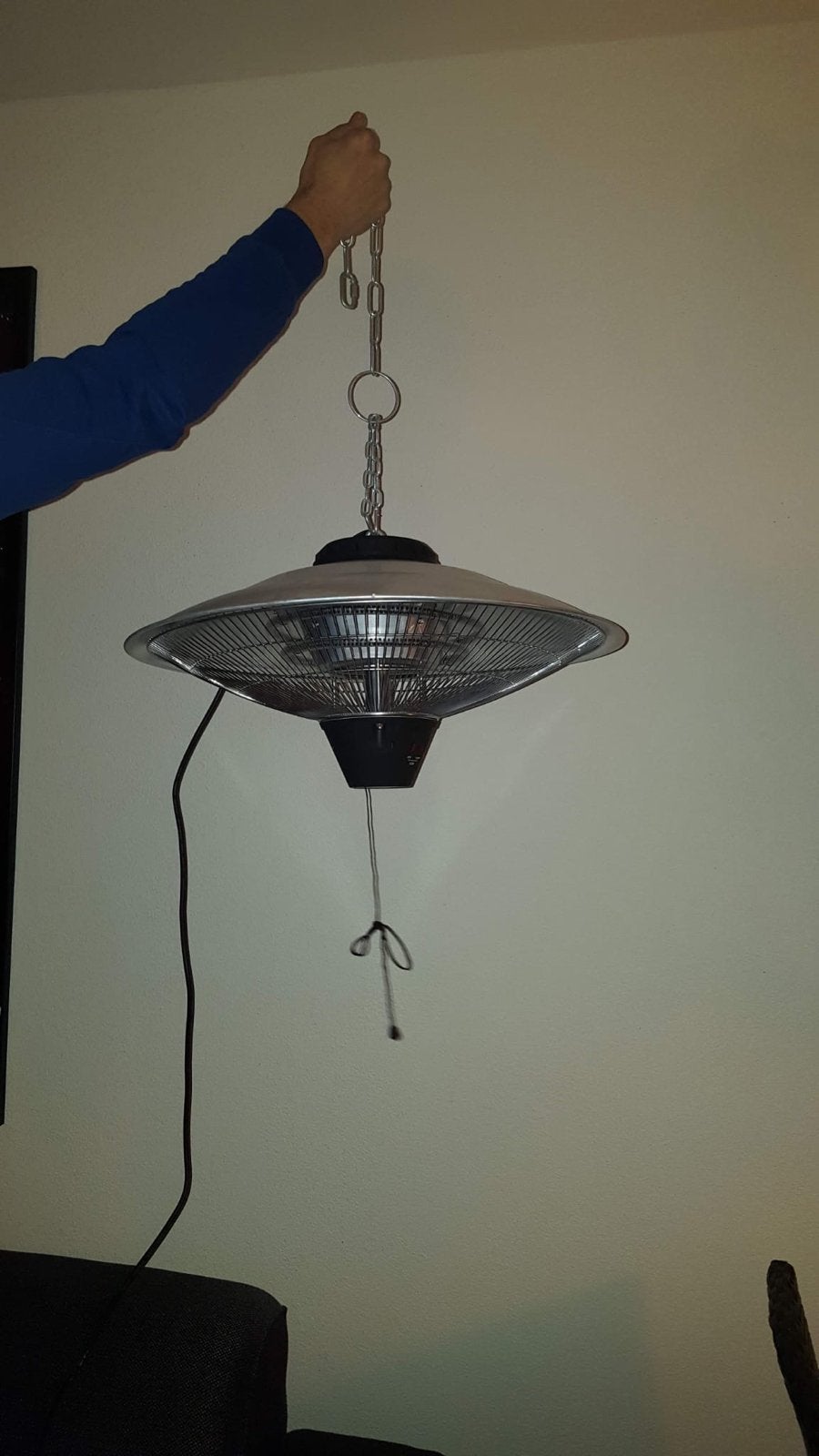 Eurom Partytent Heater - Terrasverwarmer, Tuin en Terras, Ophalen of Verzenden, Zo goed als nieuw, Elektrisch, Parasol