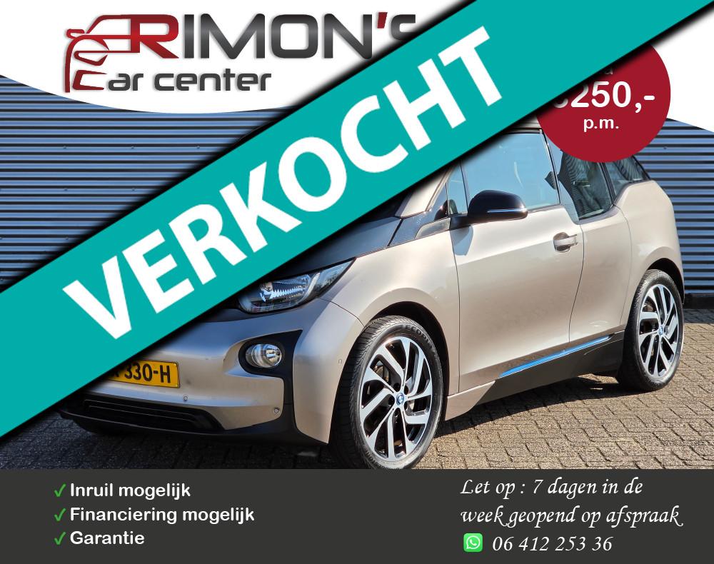 BMW I3 Range Extender Pano Leder Camera Stoelverwarming, Auto's, Automaat, Achterwielaandrijving, Gebruikt, Euro 6