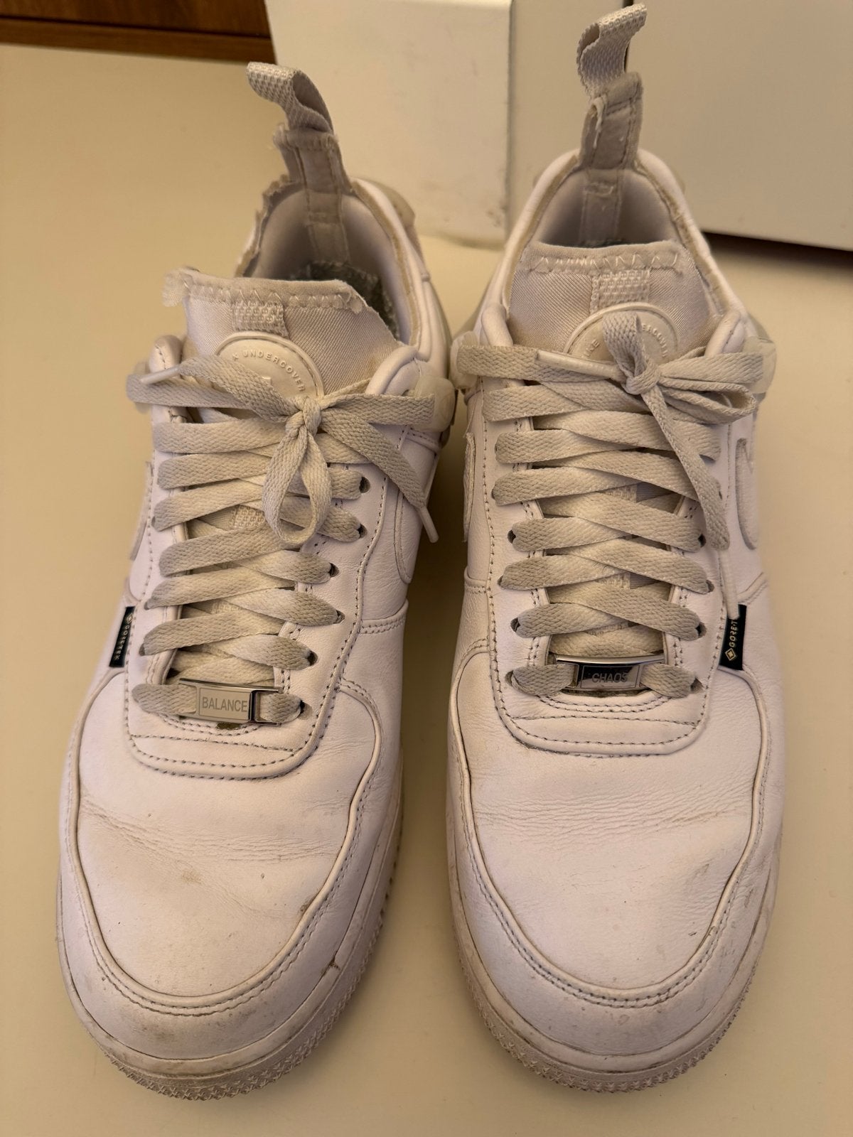 Nike Air Force 1 Low Undercover jun takahashi Gore-Tex, Kleding | Heren, Schoenen, Ophalen, Gedragen, Wit, Sneakers of Gympen
