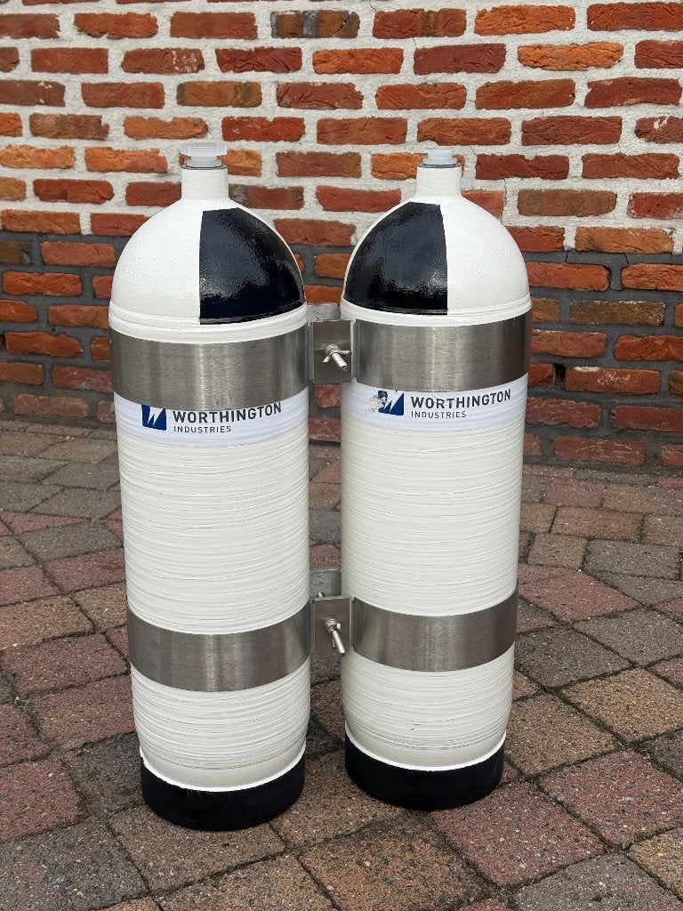 Carbon 12L 300bar duikfles, Watersport en Boten, Ophalen, Nieuw, Duikfles