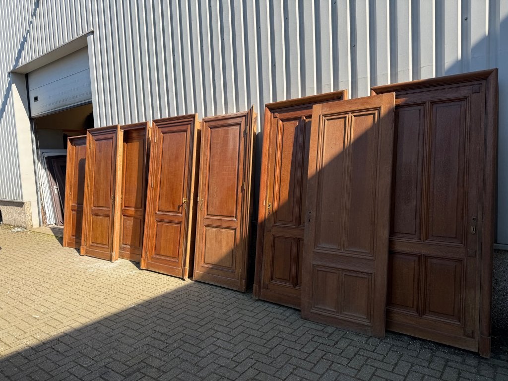 Uniek, uniek, uniek 8 antieke eiken deuren 225 hoog, Doe-het-zelf en Verbouw, Deuren en Horren, La belle porte, Jurgen.hoogenboezem@gmail.com