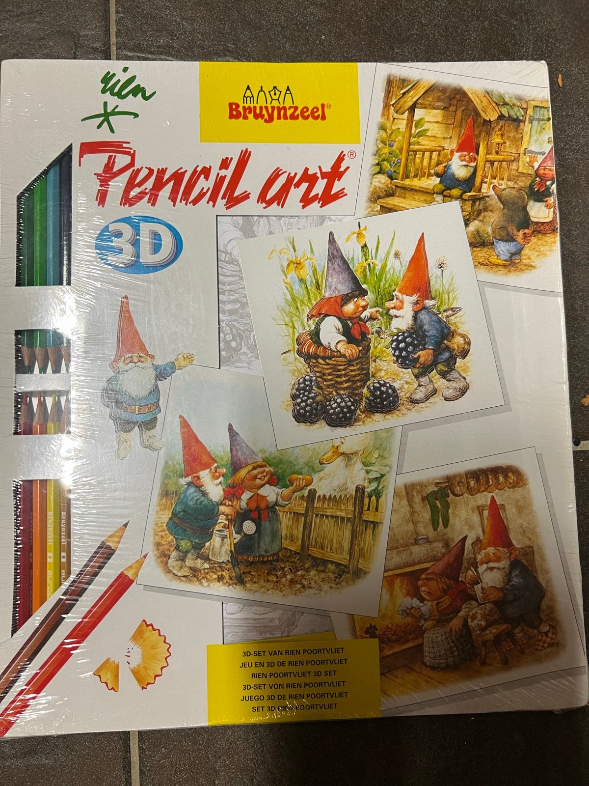 Bruynzeel Pencil Art 3D Rien Poortvliet Tekenset, Ophalen of Verzenden, Nieuw, Overige typen