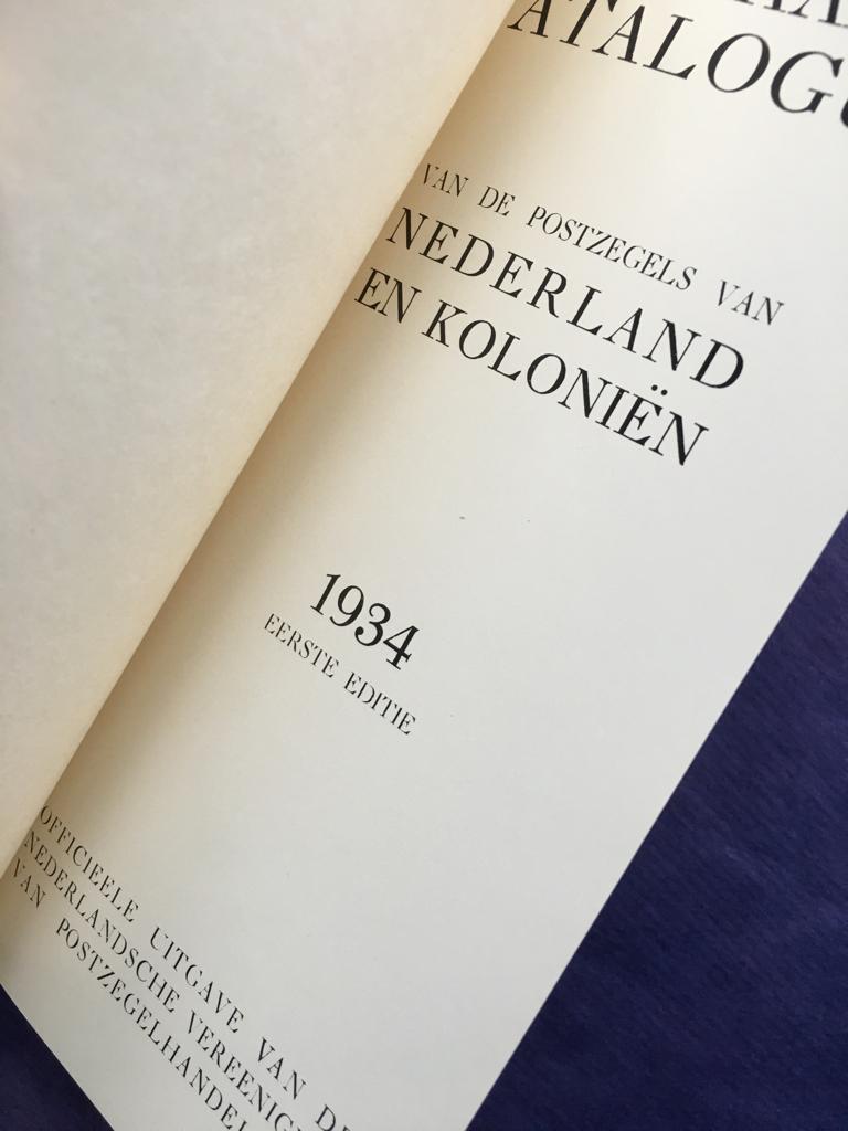 Postzegel catalogus 1934 (Ned. & Kol.), Postzegels en Munten, Ophalen of Verzenden