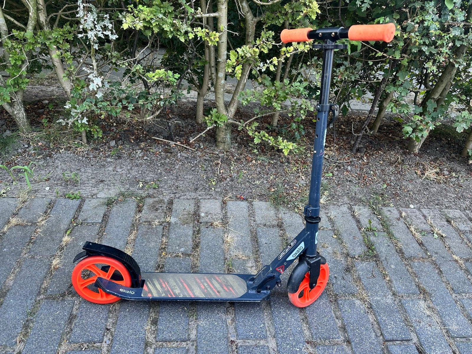 Oxelo Mid 5 Step - Gebruikt, Oranje/Zwart, Fietsen en Brommers, Steps, Ophalen, Gebruikt, Gewone step