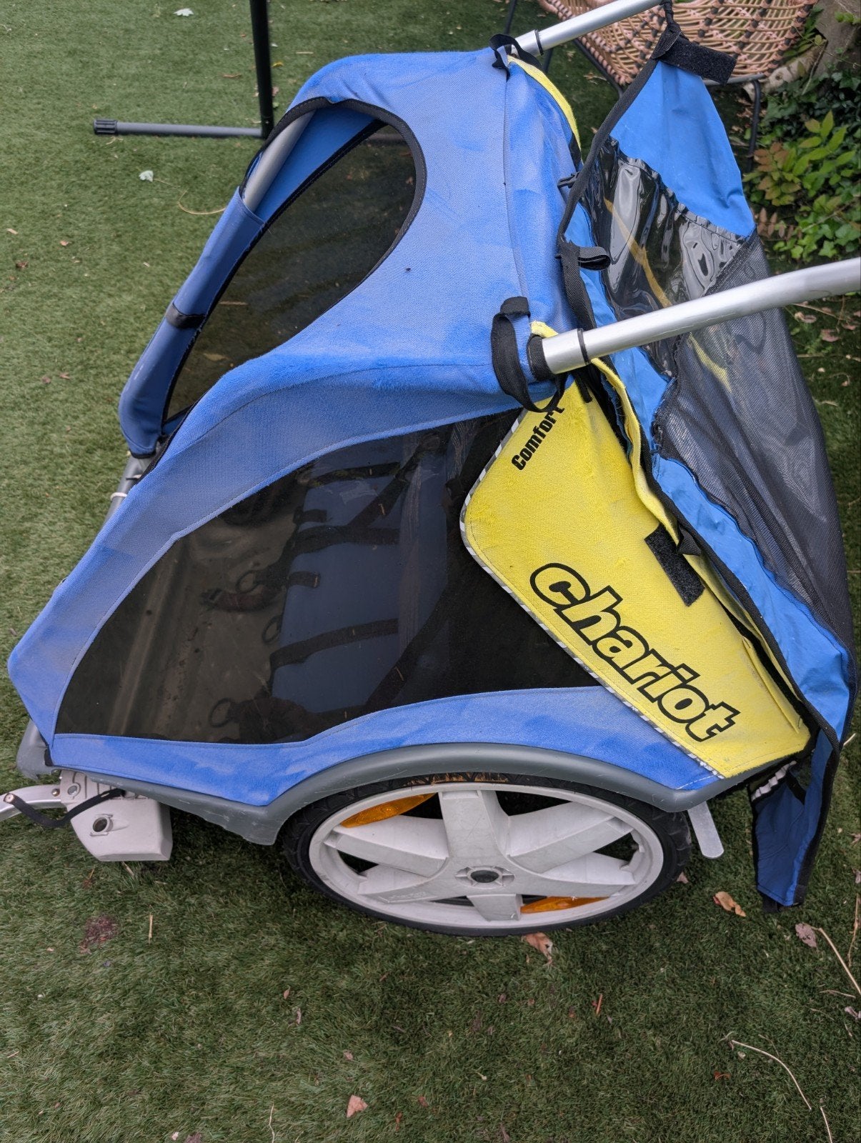 Chariot Fietskar - Kinderkar, Fietsen en Brommers, Gebruikt, Opvouwbaar, Ophalen of Verzenden, Chariot