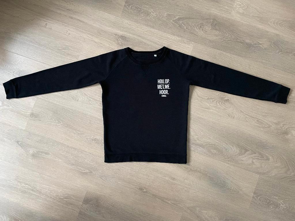 Sweatshirt HOU.OP.MET.ME.HOOR Rumag (maat S), Kleding | Dames, Zwart, Rumag, Ophalen of Verzenden, Maat 36 (S)