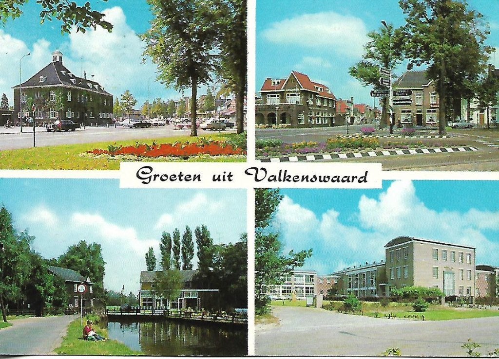 Valkenswaard- -4-luik., Verzenden, 1960 tot 1980, Gelopen, Noord-Brabant