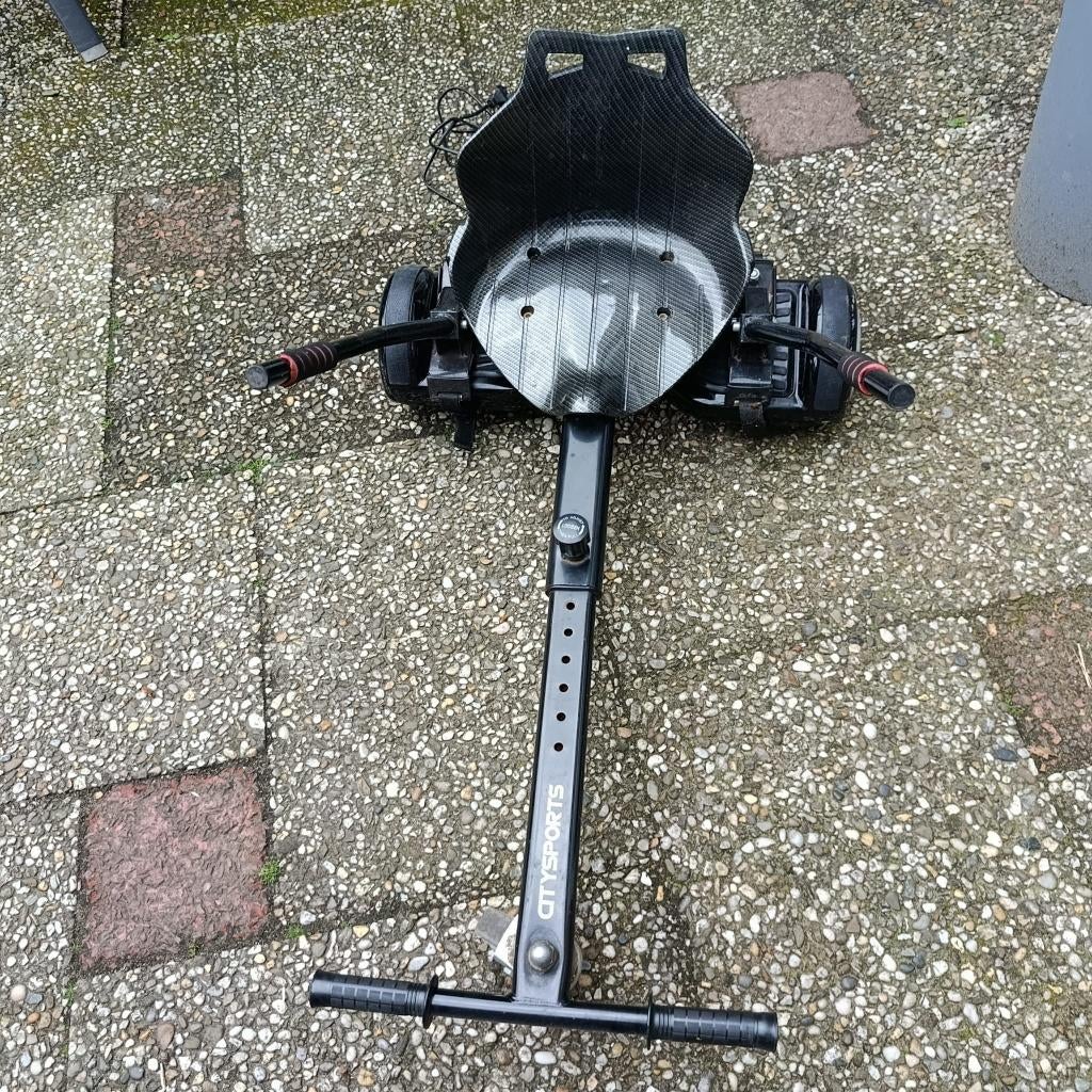 Zwarte hoverboard met Bluetooth + Compleet set, Ophalen, Zo goed als nieuw