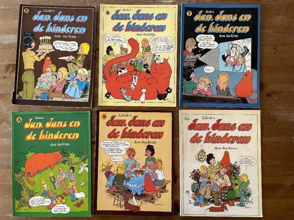 Jan, Jans en de kinderen diverse nummers, Ophalen of Verzenden, Meerdere stripboeken, Jan Kruis, Gelezen