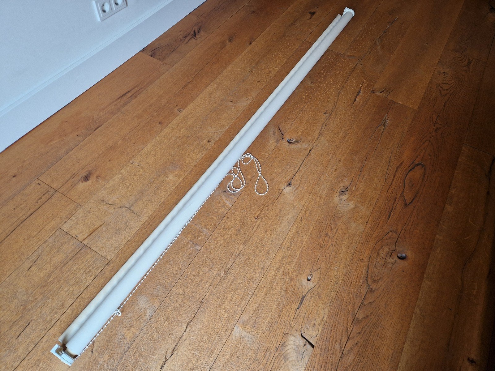 Rolgordijn ecru 2 mtr breed 230 hoog, Huis en Inrichting, Ophalen, 200 cm, Gebruikt, Rolgordijn