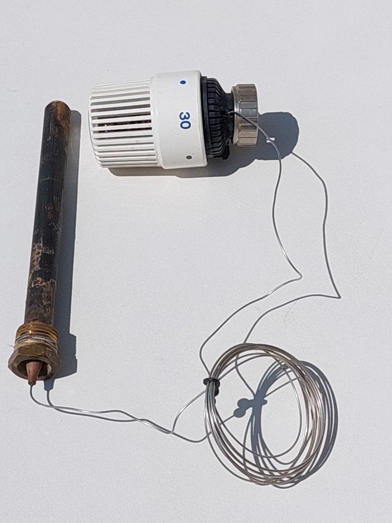 Thermostaat vloerverwarming, Ophalen, Gebruikt