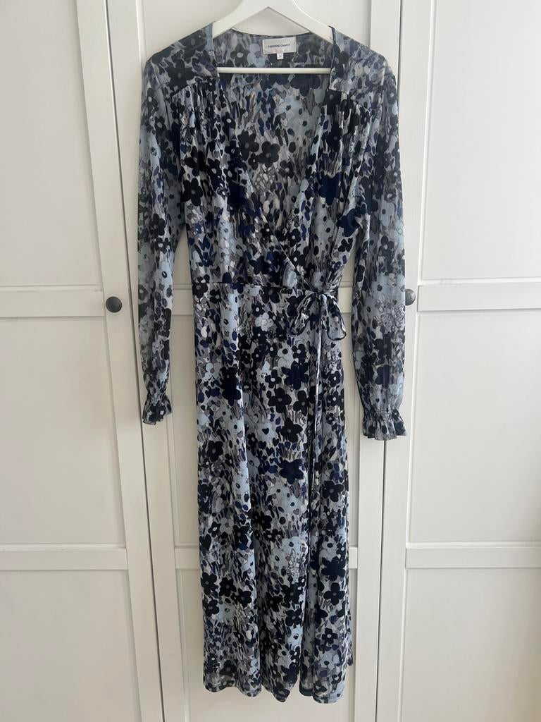 Fabienne Chapot Natasja Mesh Jurk overslagjurk, Kleding | Dames, Jurken, Zwart, Maat 42/44 (L), Ophalen of Verzenden, Zo goed als nieuw