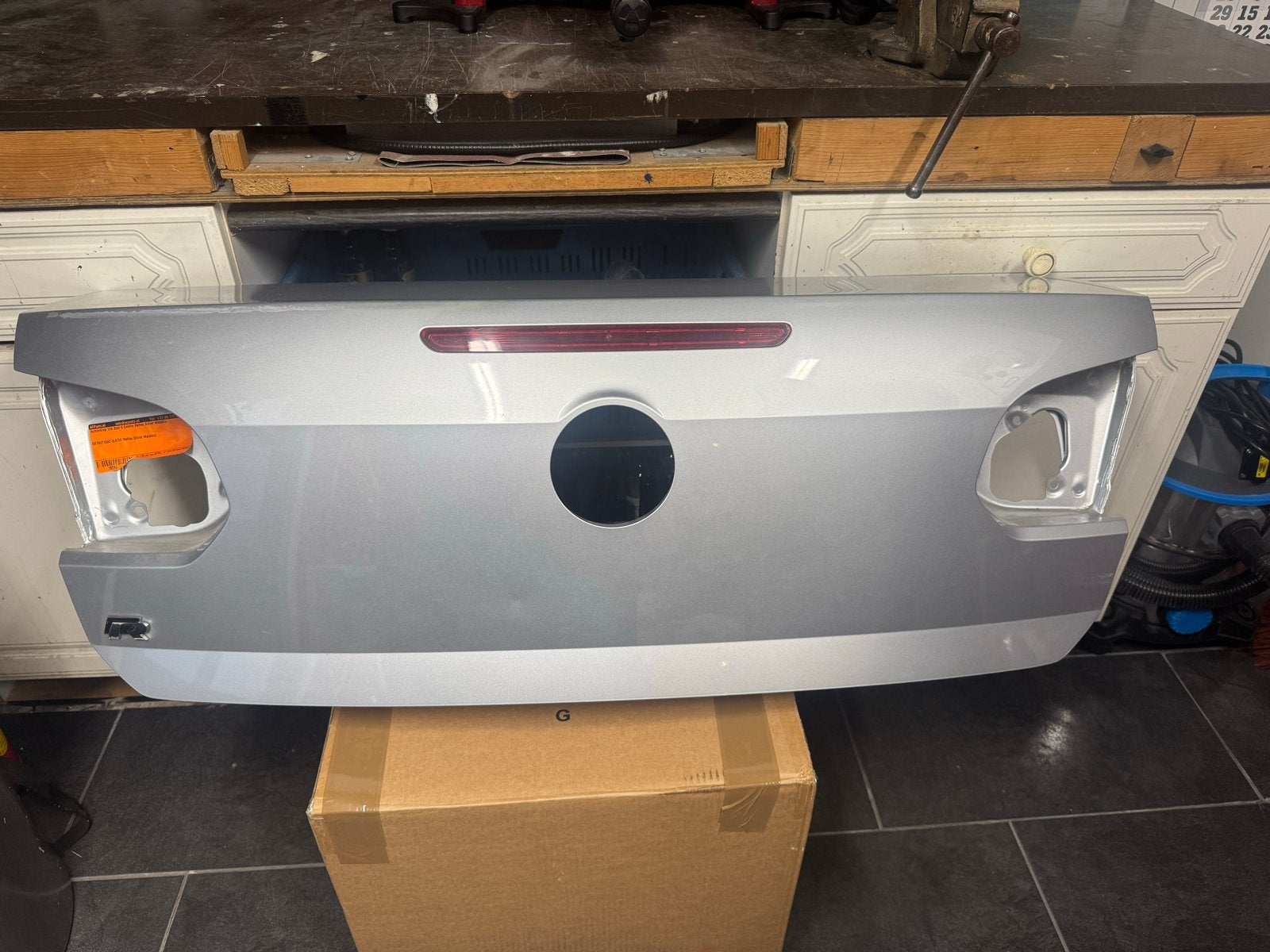 Achterklep VW Golf 6 Cabrio LA7W Reflex Silver Metallic, Ophalen, Gebruikt, Achterklep, Volkswagen