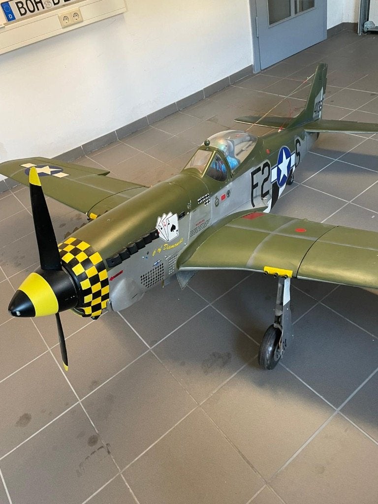 Nick Ziroli P-51 Mustang (Giant Scale) | MVVS 80 cc- Project, Hobby en Vrije tijd, Modelbouw | Radiografisch | Vliegtuigen, Ophalen