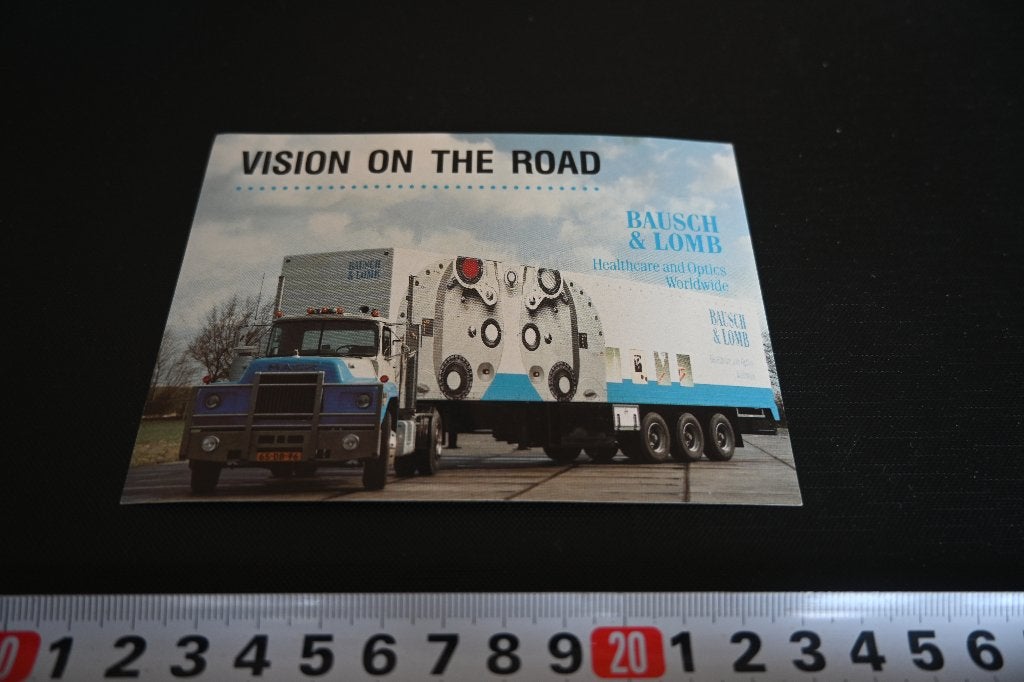 sticker VISION ON THE ROAD BAUSCH & LOMB, Ophalen of Verzenden, Zo goed als nieuw