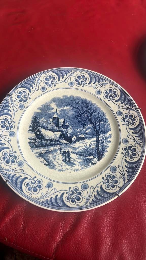 Twee wandborden van Het merk Maestricht, Antiek en Kunst, Ophalen