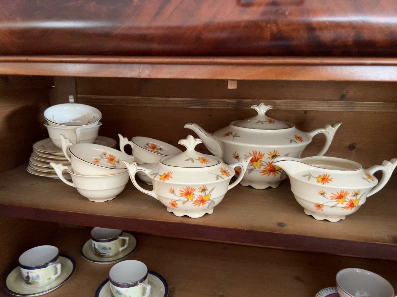 2 sets Mosa Servies Jaren '50-'60, Ophalen