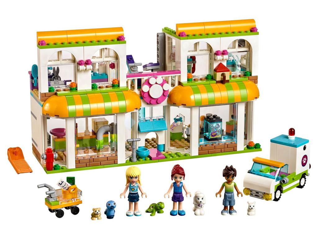 LEGO Friends - Heartlake city huisdierencentrum - 41345, Gebruikt, Lego, Friends, Ophalen of Verzenden
