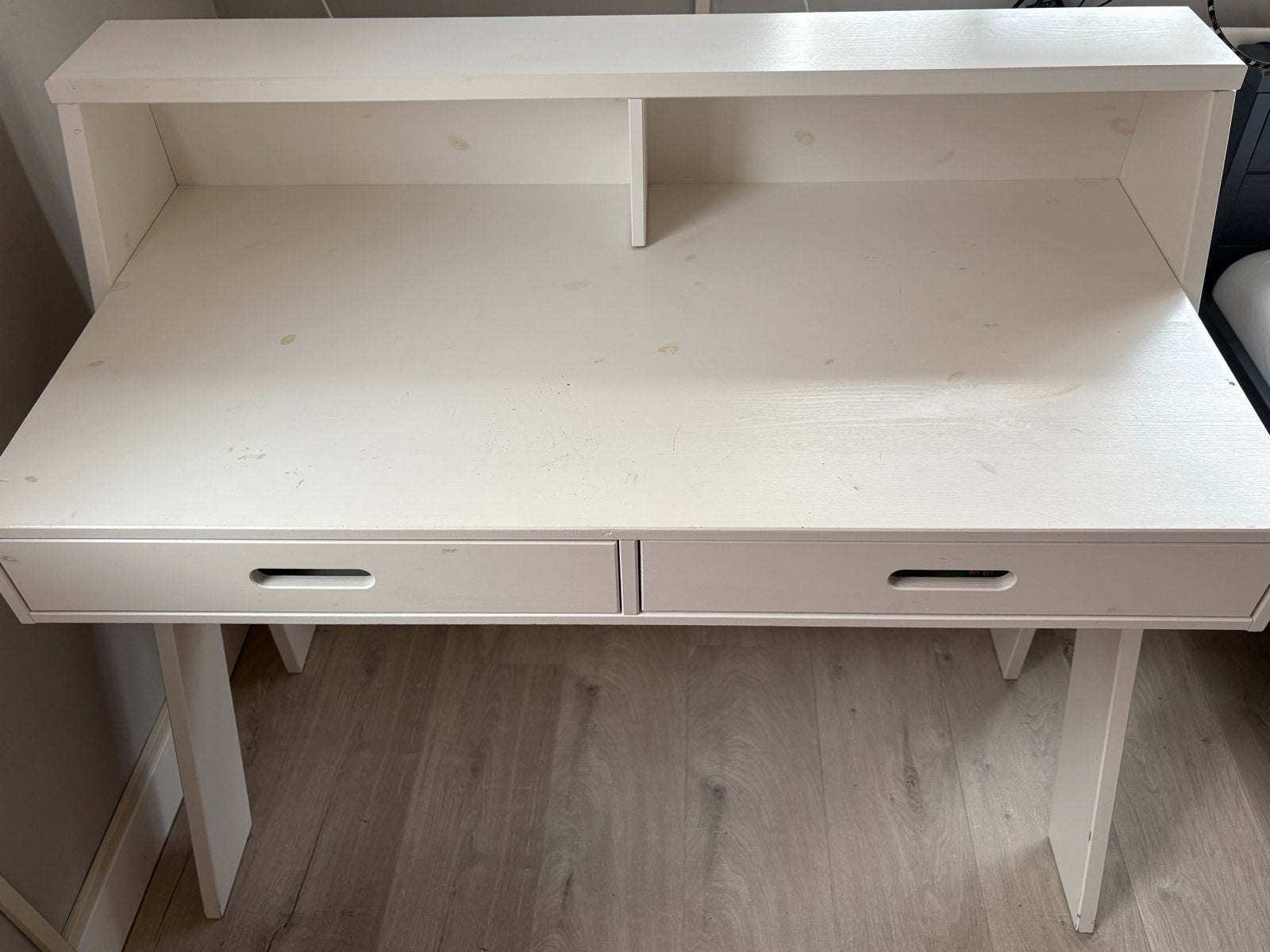 WOOOD Connect Bureau Wit Grenen, Huis en Inrichting, Ophalen, Gebruikt, Kinderbureau, Wit
