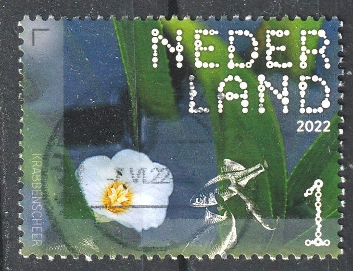 159 N beleef de natuur 2022 Krabbescheer, Verzenden, Na 1940, Gestempeld