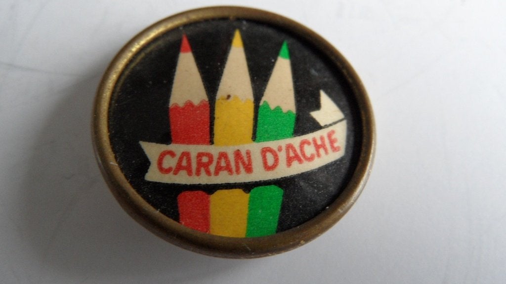 Caran D'ache kleurpotloden speld, Verzenden, Gebruikt, Merk, Speldje of Pin
