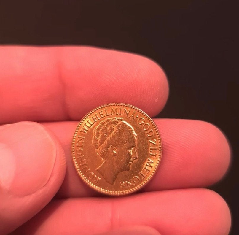 Gouden tientje 1932, Verzenden, Koningin Wilhelmina, 10 gulden, Losse munt