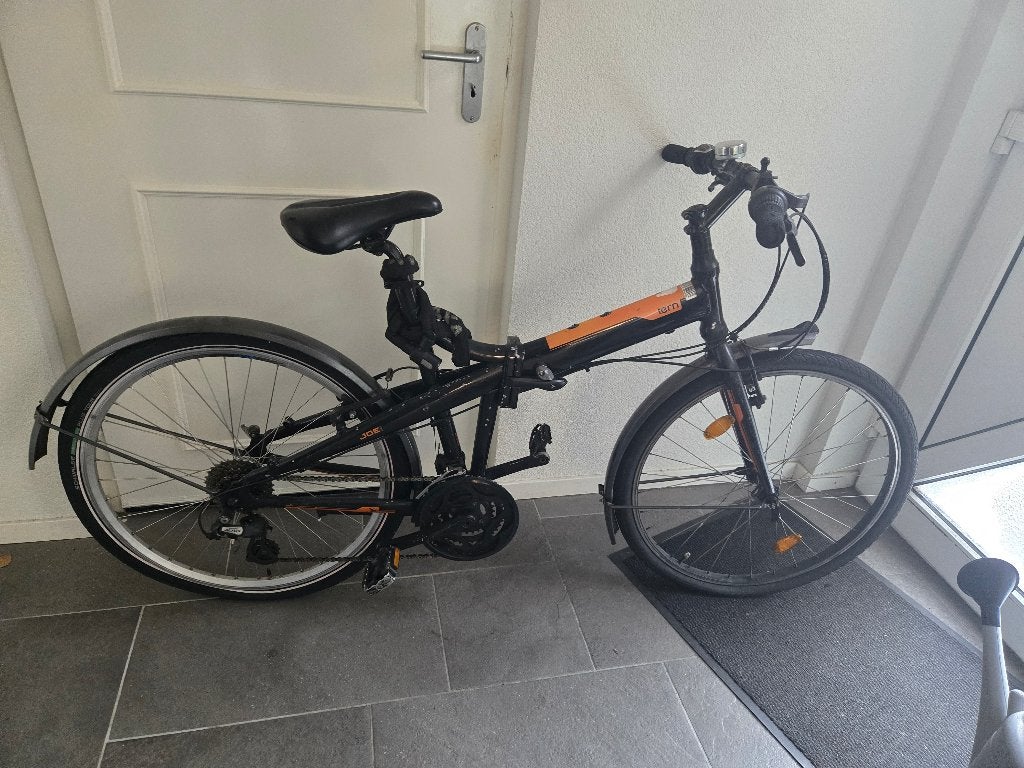 Opvouwbare Tern Joe vouwfiets - 26 inch, 21 versnellingen, 20 inch of meer, Gebruikt, Velgrem, Versnellingen