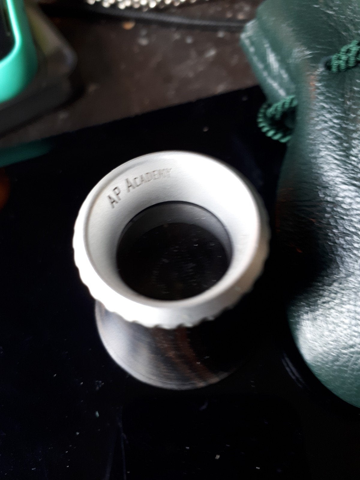 AUDEMARS PIGUET LOUPE  HOUT, Ophalen of Verzenden, Staal, Overige merken, 1960 of later