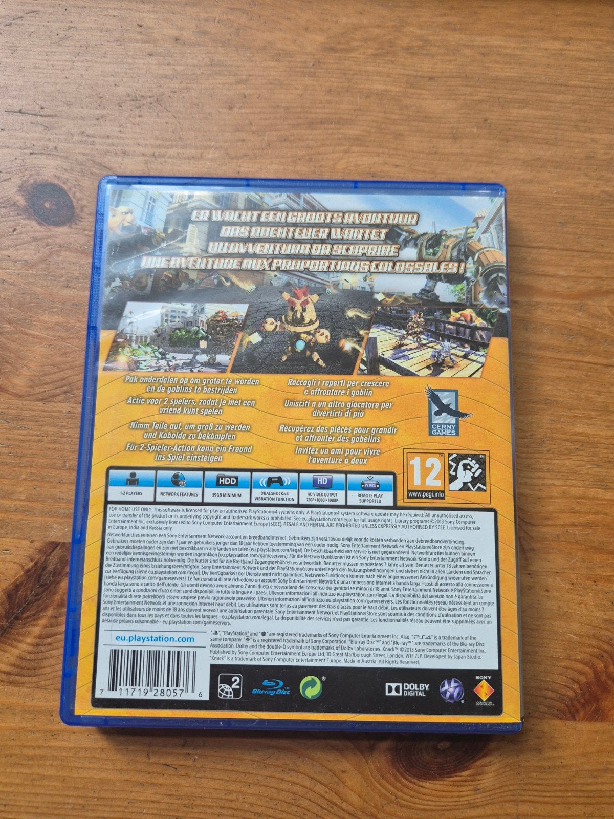 PS4 spel Knack playstation, Spelcomputers en Games, Games | Sony PlayStation 4, 1 speler, Ophalen of Verzenden