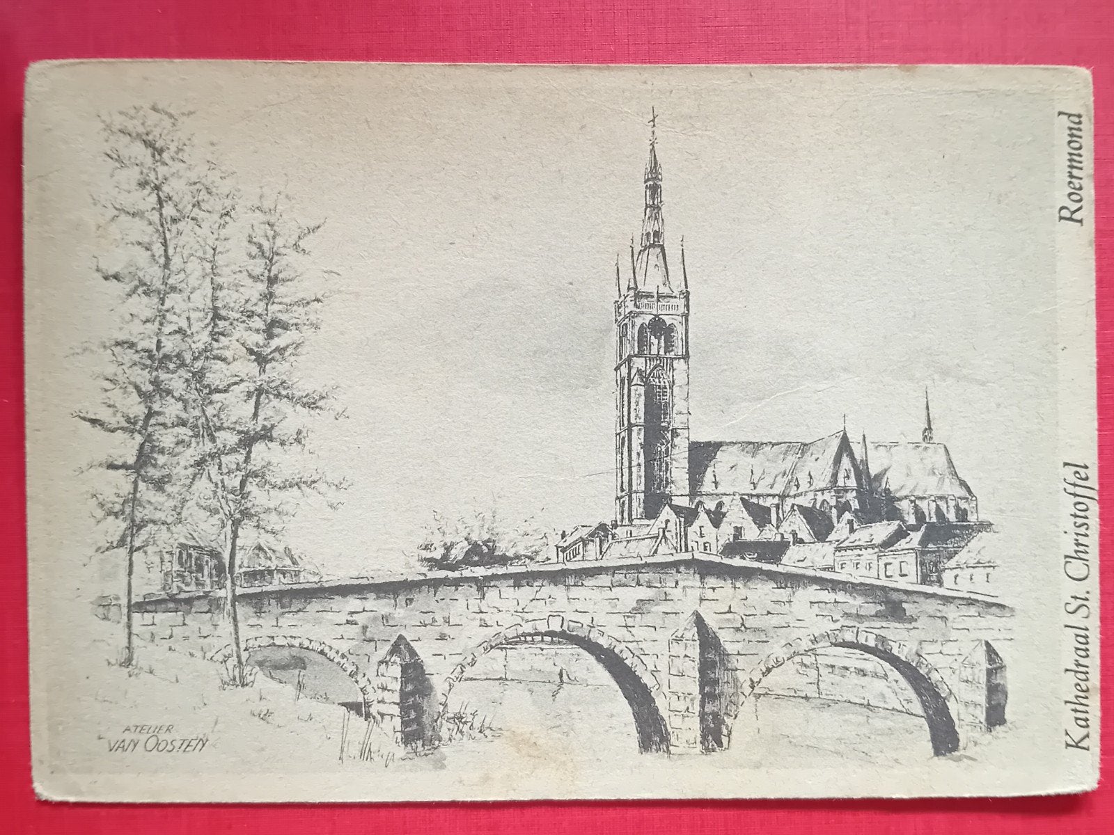 Ansichtkaart Roermond, Ophalen of Verzenden, Limburg