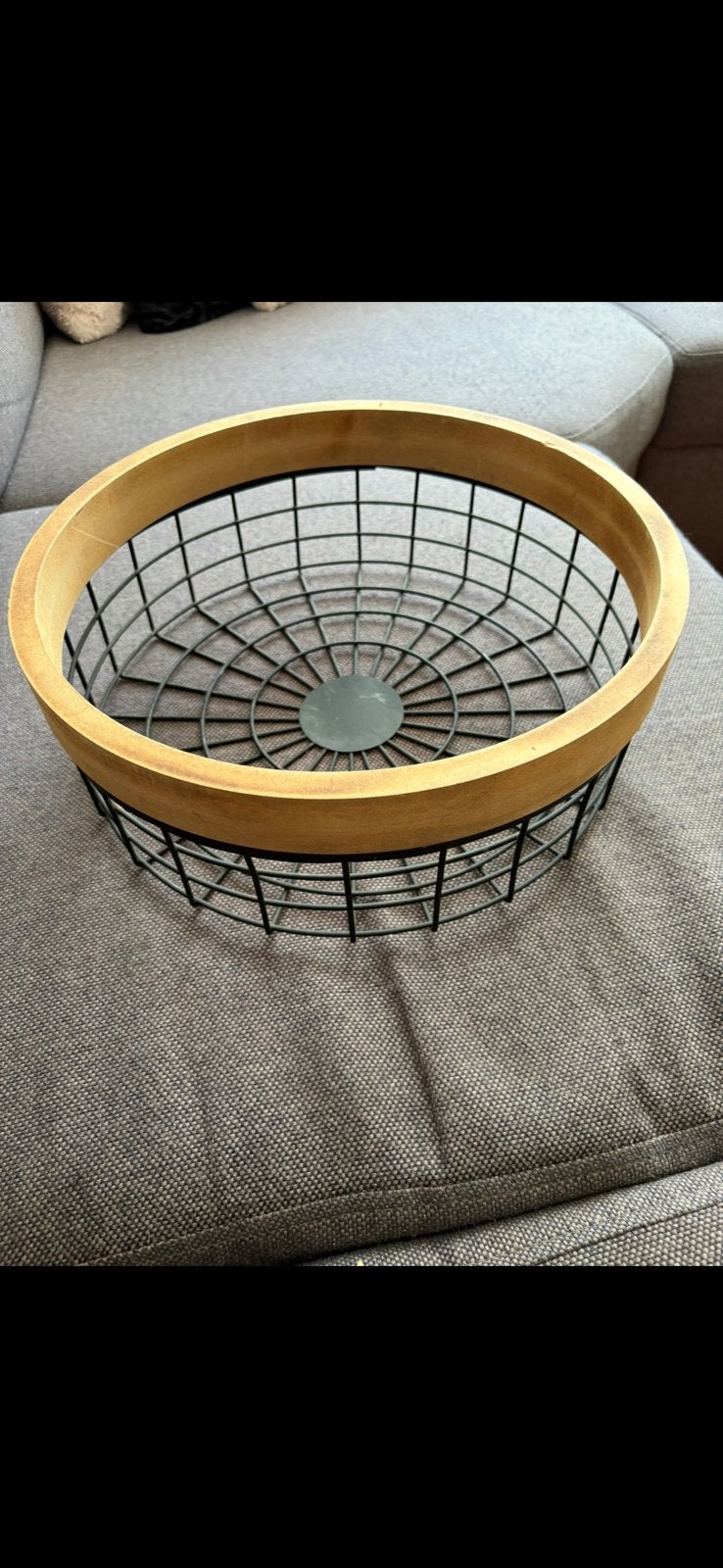 Mooie fruitschaal, Huis en Inrichting, Woonaccessoires | Schalen en Manden, Ophalen of Verzenden, Zo goed als nieuw, Rond