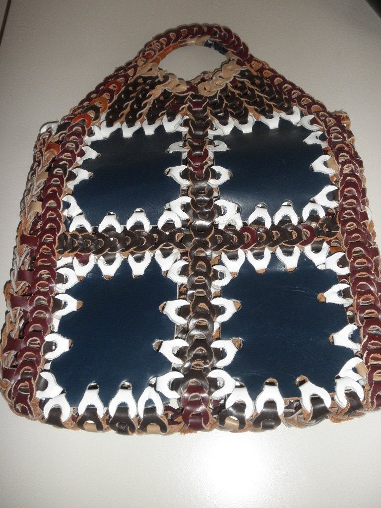 Leren Dames Tas., Ophalen of Verzenden, Zo goed als nieuw, Overige kleuren, Shopper
