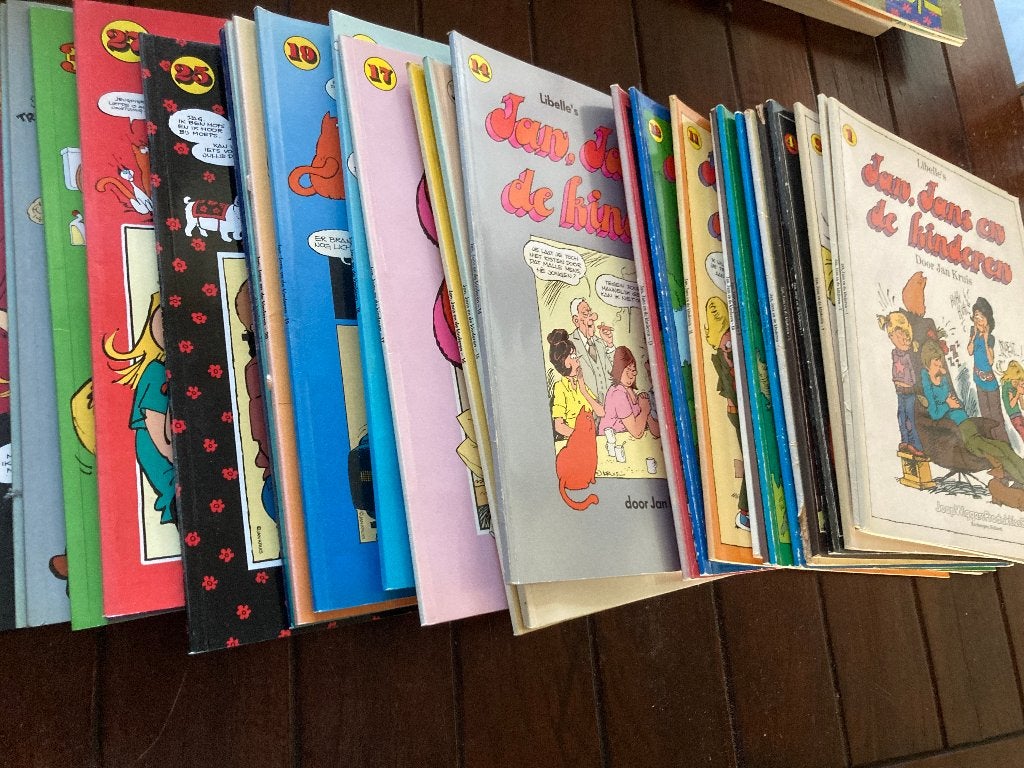Nog 35 Stripboeken Jan Jans en de Kinderen Zie actuele Lijst, Boeken, Meerdere stripboeken, Ophalen of Verzenden, Gelezen, Jan Kruis