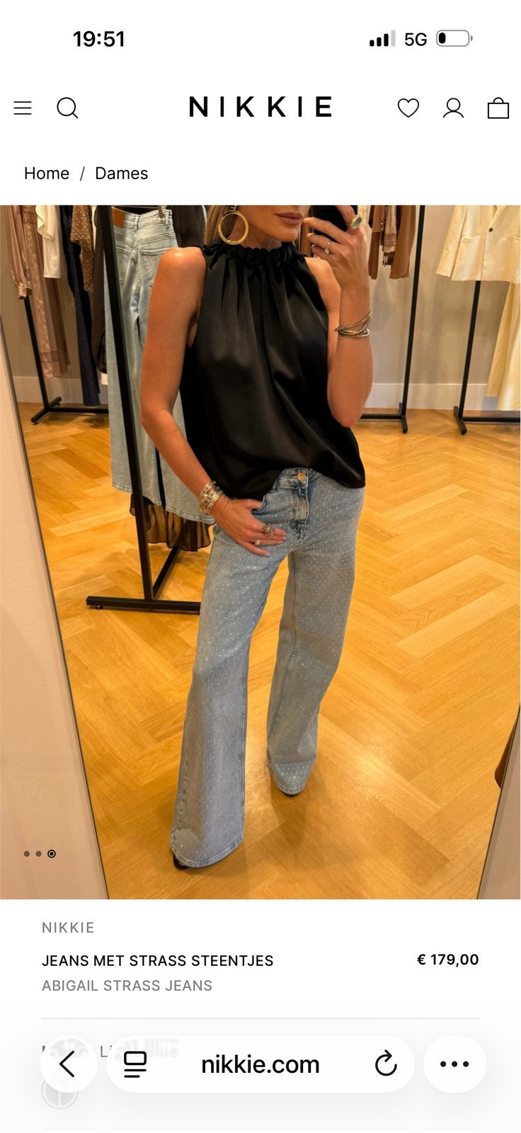 Splinternieuwe nikkie jeans maat 29, Ophalen of Verzenden, Zo goed als nieuw, Blauw