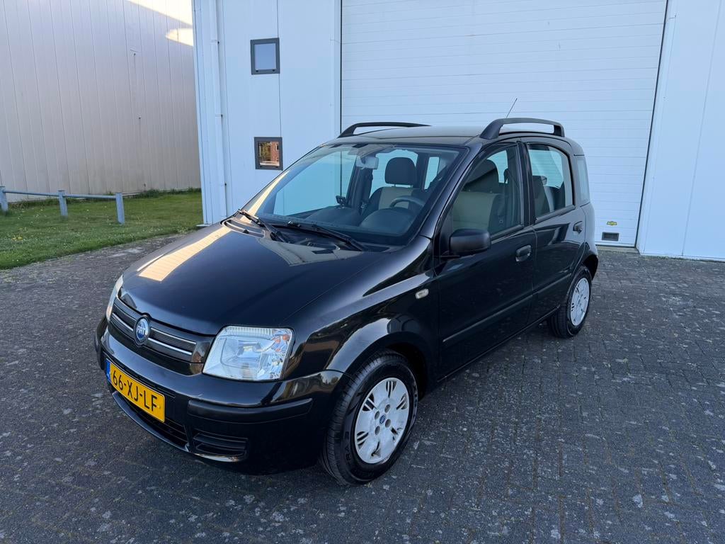 Fiat Panda 1.2 Dualogic 2007 Automaat Volledig onderhouden, Elektrische ramen, Stof, 840 kg, Zwart