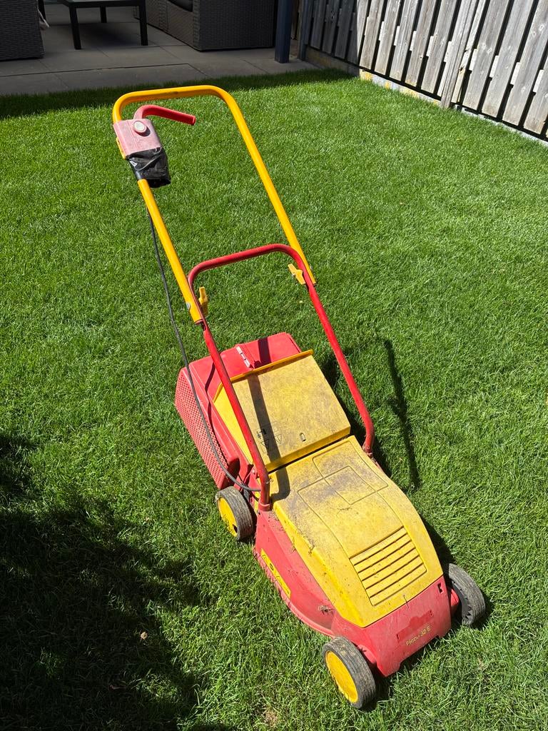 Elektrische grasmaaier - Wolf Garten Power 32 E, Tuin en Terras, Grasmaaiers, Gebruikt, Elektrische grasmaaier, 30 t/m 39 cm, Cirkelmaaier