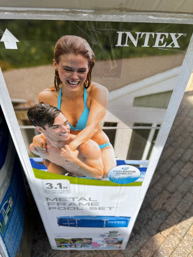 Intex zwembad, Ophalen, Gebruikt, Minder dan 80 cm, Rond