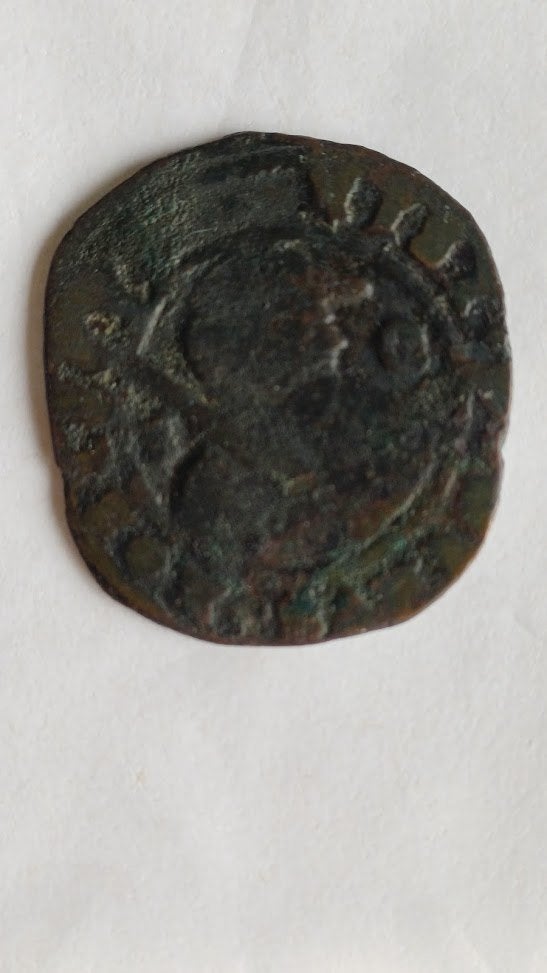 1 oortje oordje Friesland, 17e eeuw / koper, Ophalen of Verzenden, Vóór koninkrijk, Overige waardes, Losse munt