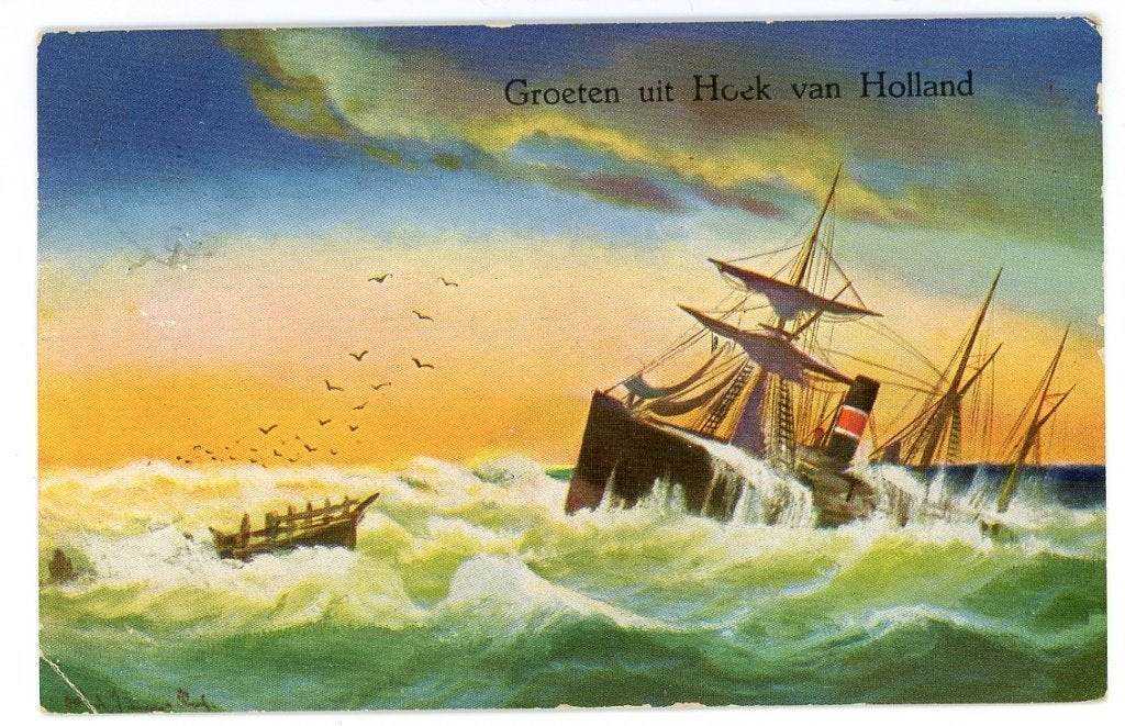 Schepen, Verzenden, 1920 tot 1940, Gelopen, Zuid-Holland