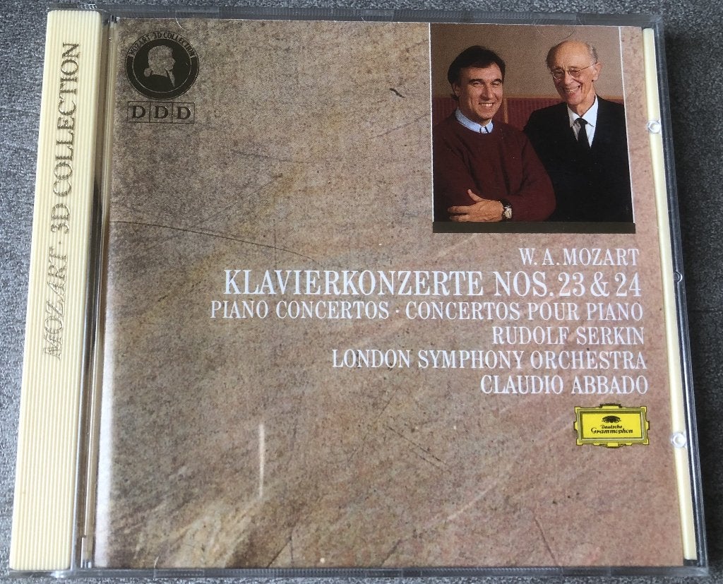 MOZART - KLAVIERKONZERTE 23 & 24 - RUDOLF SERKIN -, Ophalen of Verzenden, Classicisme, Zo goed als nieuw