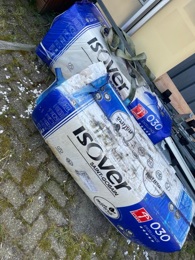 Isover Glaswol Isolatie - O30 Excellence, Ophalen, 12 cm of meer, Vloerisolatie, Glaswol