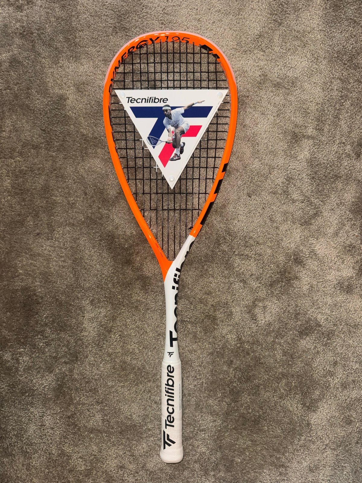 Nieuwe Tecnifibre Dynergy 125 Orange Squash Racket, Ophalen of Verzenden, Nieuw, Racket