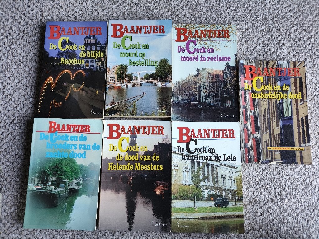 7 Baantjer boekjes. 3 euro per stuk!, Boeken, Ophalen of Verzenden, Zo goed als nieuw
