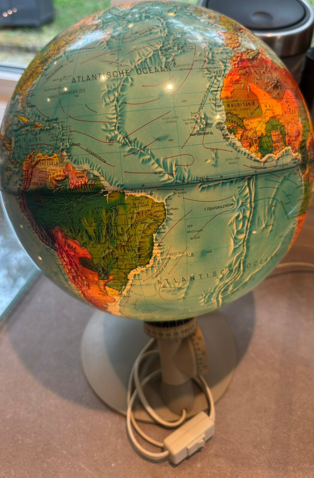 Vintage 1978 Scan Globe Type 2000 Z, Huis en Inrichting, Woonaccessoires | Wereldbollen, Ophalen of Verzenden, Zo goed als nieuw