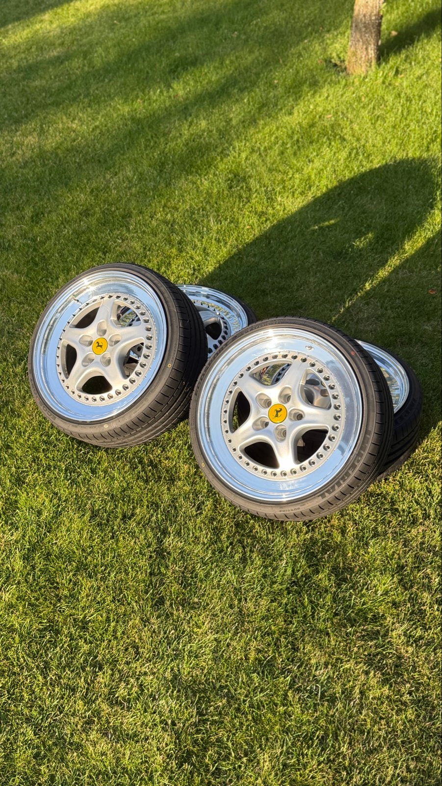 Custom 19 inch Speedline Alessio 5x112, Auto-onderdelen, Banden en Velgen, Banden en Velgen, Zomerbanden, 19 inch, 215 mm, Personenwagen