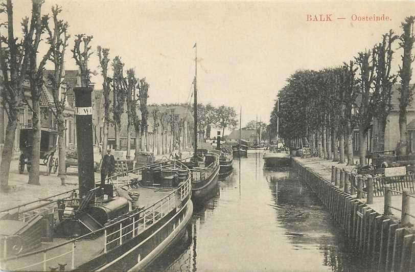 380-816-025 Balk Oosteinde, Verzenden, Voor 1920, Friesland