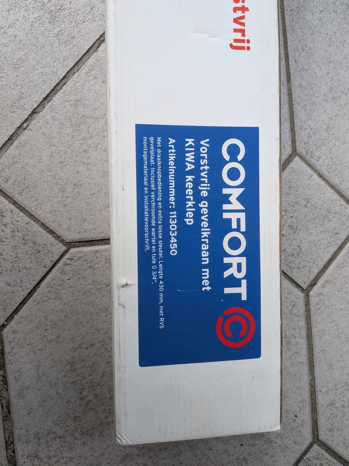 Comfort vorstvrije gevelkraan met KIWA keerklep, Ophalen of Verzenden, Nieuw, Koper, Kraan