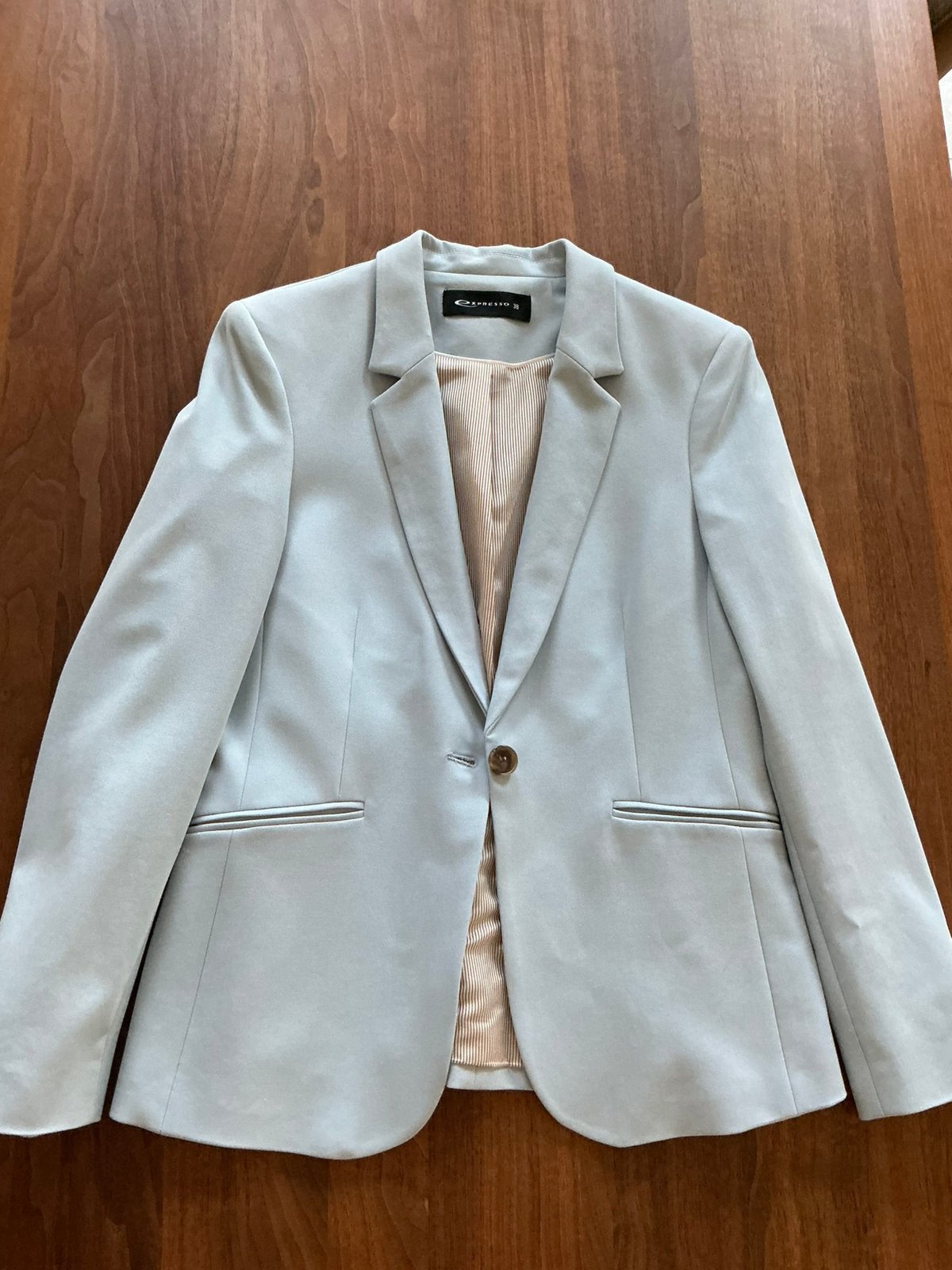 Expresso jasje, blazer, colbert, maat 38 (M) Lichtblauw, Maat 38/40 (M), Blauw, Ophalen of Verzenden, Zo goed als nieuw