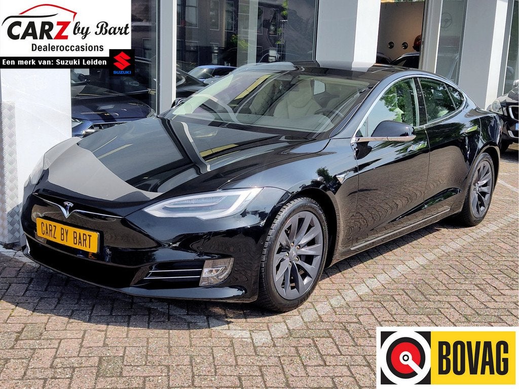 Tesla Model S 75D BASE Panoramadak | Luchtvering | Stoel + S, Auto's, Tesla, Bedrijf, Te koop, Model S, 4x4, ABS, Achteruitrijcamera